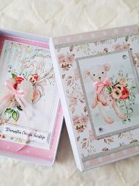 Pudełko na kartkę ręcznie robione