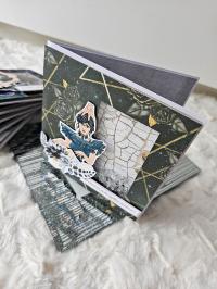 Kartka urodzinowa wednesday 5 shaker card