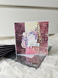 Kartka urodzinowa jednorożec unicorn