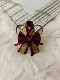 Przypinki dla gości weselnych + burgund złote