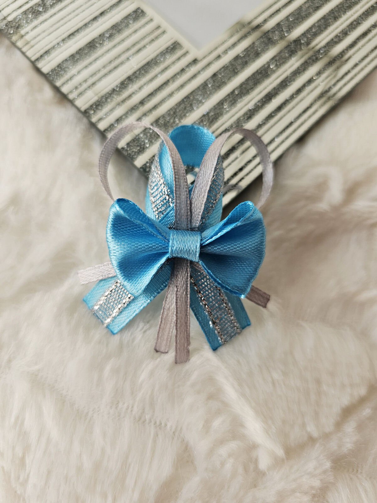 Przypinki dla gości weselnych + błękit
