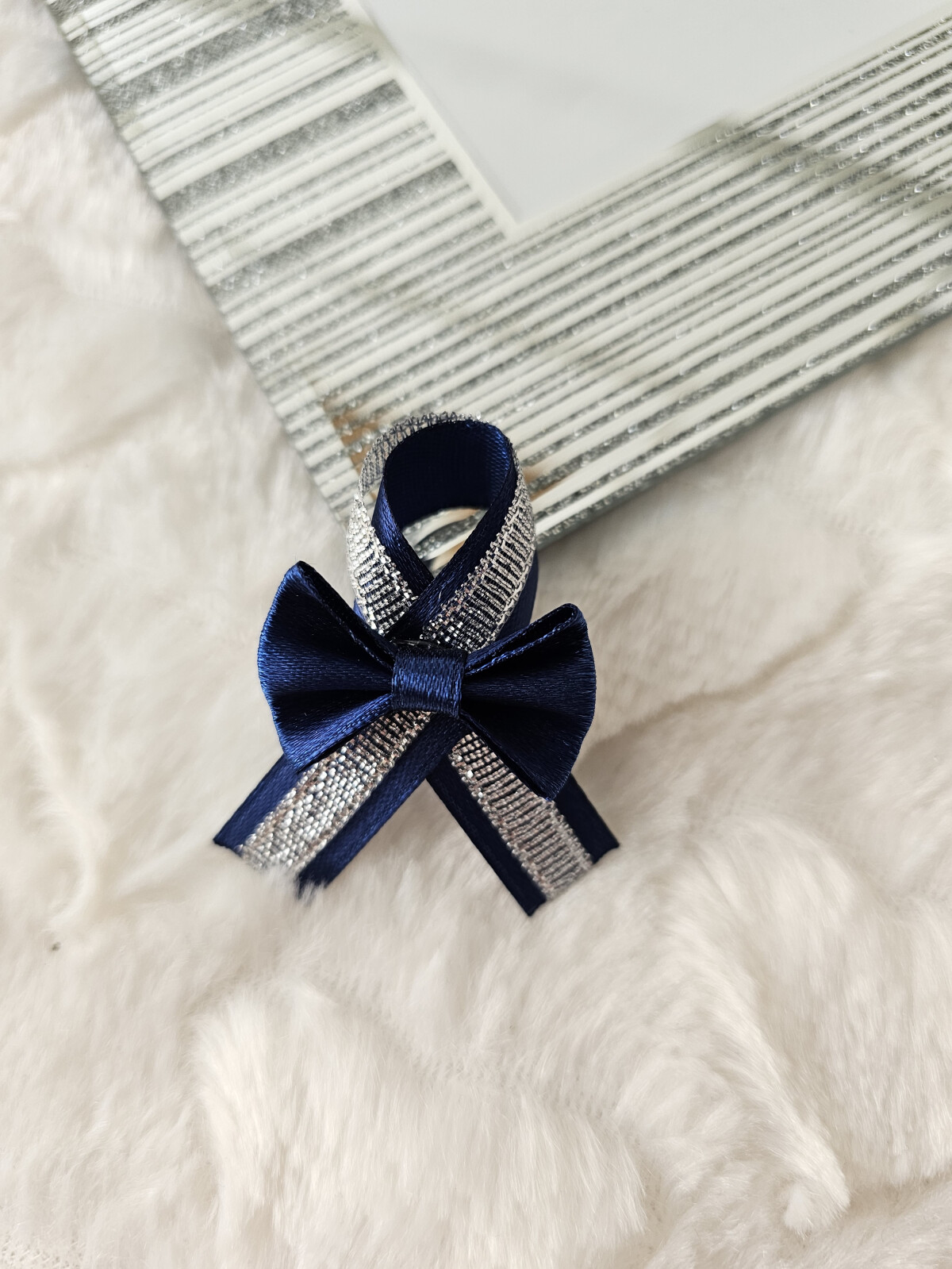 Przypinki dla gości weselnych navy blue