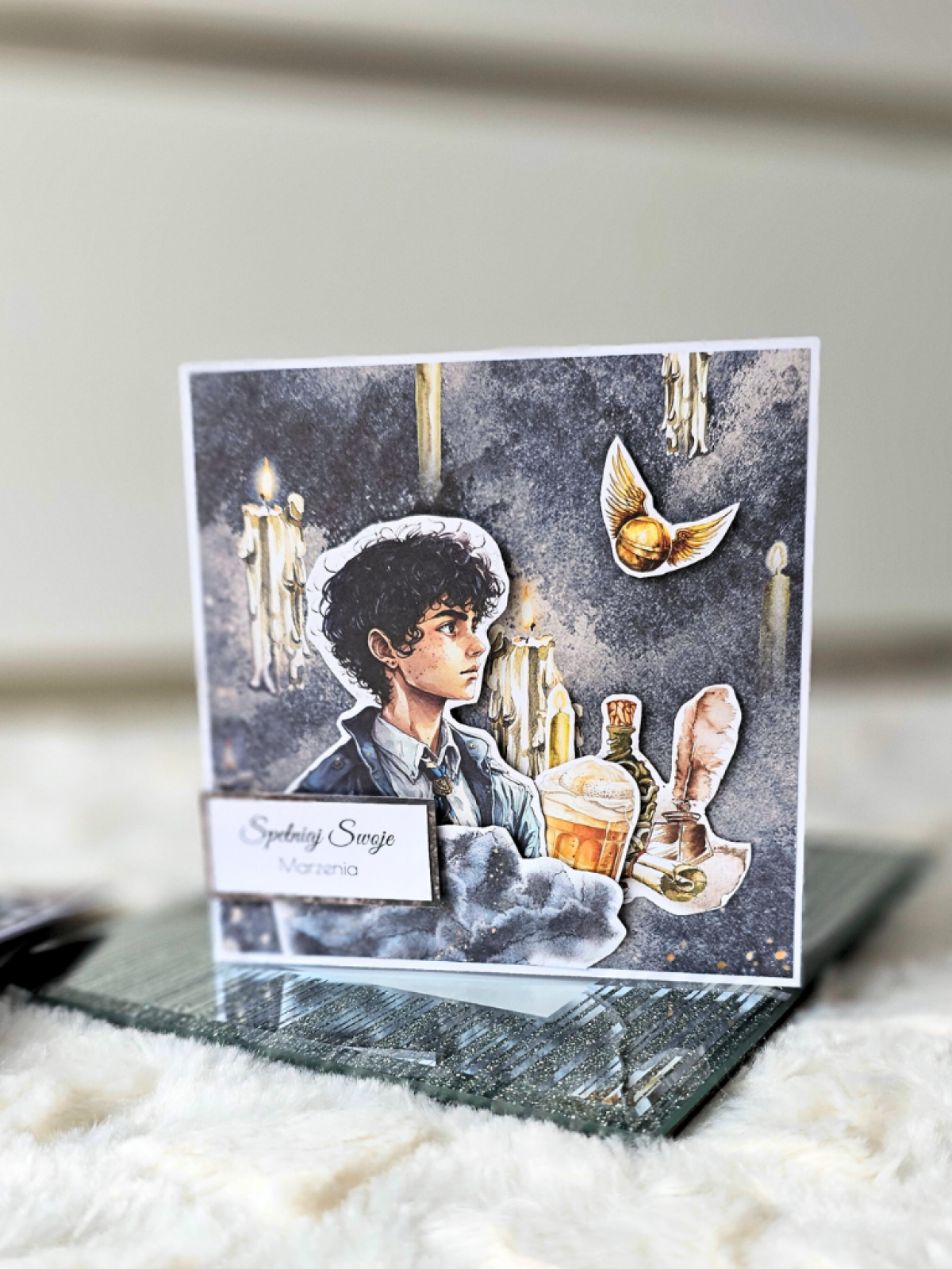 Kartka urodzinowa Hogwart uczeń, Harry Potter