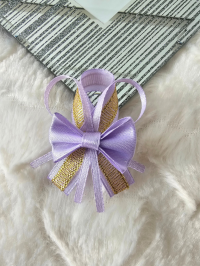 Przypinki dla gości weselnych + fiolet lawend wrzosowy złote