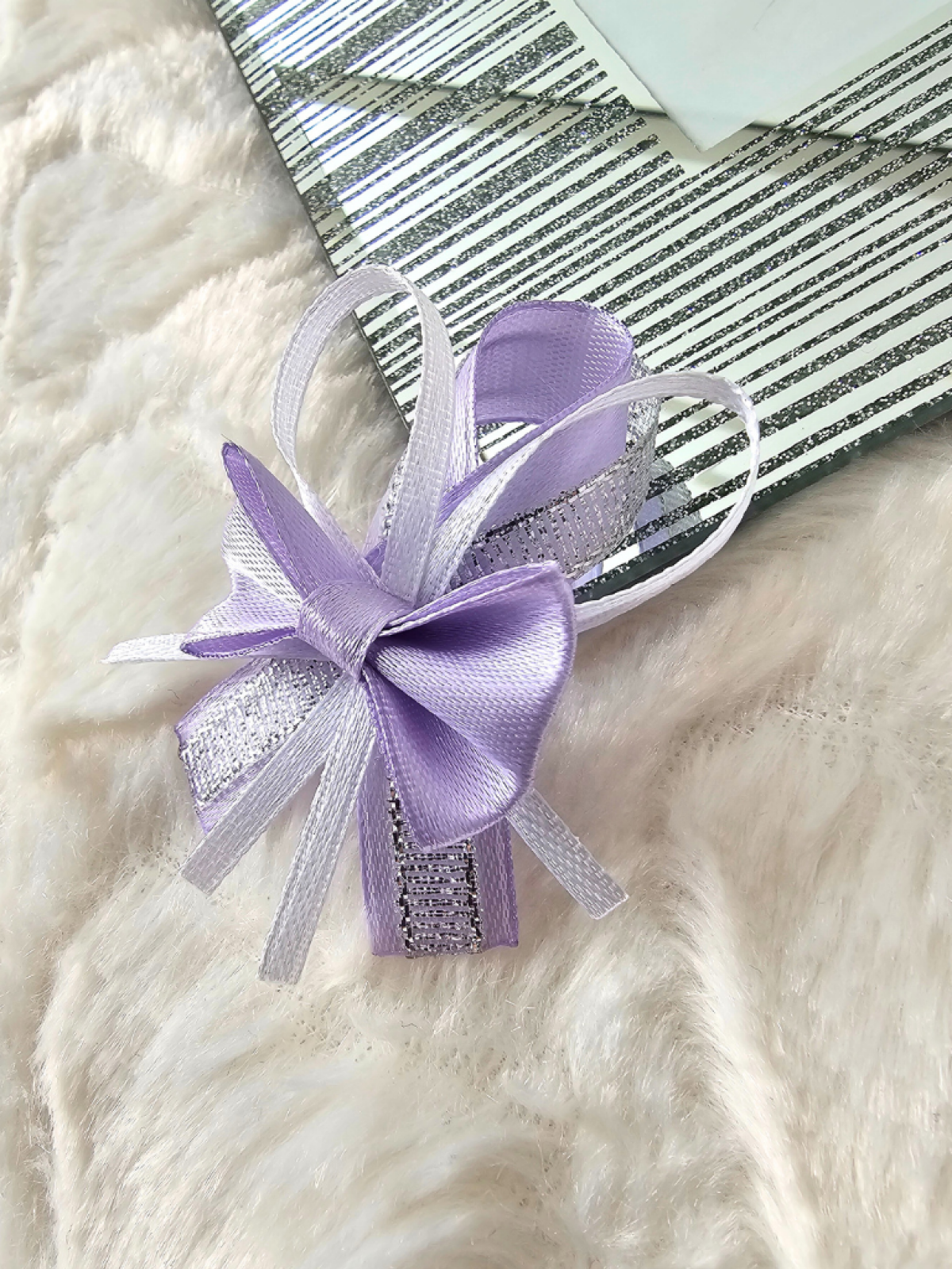 Przypinki dla gości weselnych + fiolet lawend wrzosowy srebrne b
