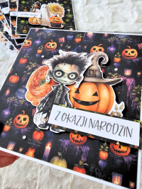 Kartka urodzinowa trupiak dla chłopca, halloween