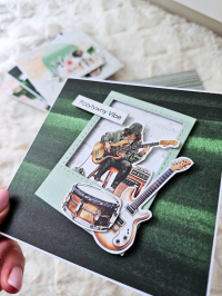 Kartka urodzinowa dla mężczyzny - gitarzysta