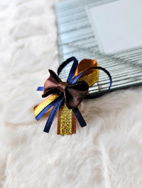 Przypinki dla gości weselnych + brąz navy blue granatzłote