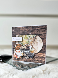 Kartka urodzinowa - trip kamper