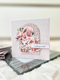 Kartka z okazji Baby Shower dla dizewczynki