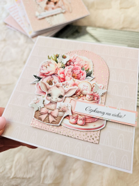 Kartka z okazji Baby Shower dla dizewczynki