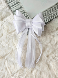 Spinka do włosów kokarda na Komunię