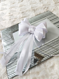 Spinka do włosów kokarda na Komunię