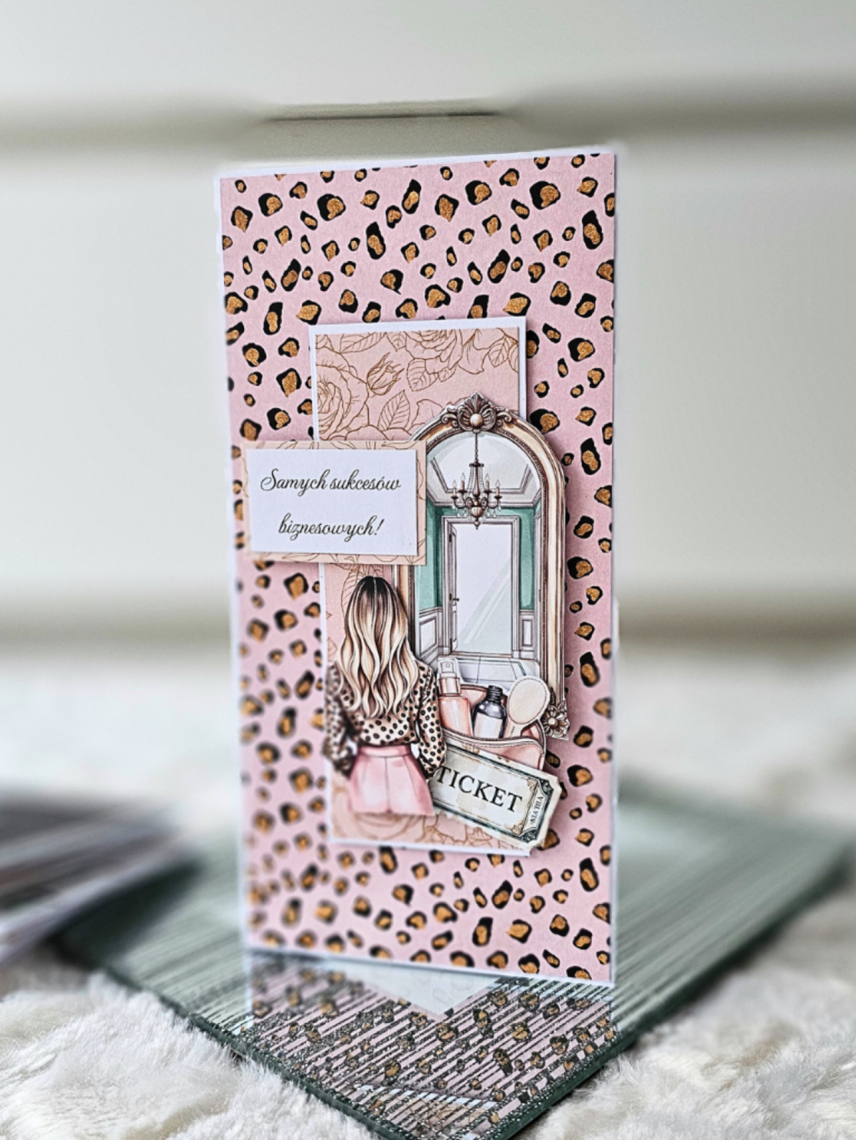 Kartka urodzinowa dla kobiety- samych sukcesów biznesowych