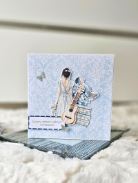 Kartka z okazji urodzin dla dziewczyny, kobieta