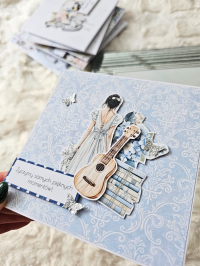 Kartka z okazji urodzin dla dziewczyny, kobieta