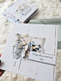 Kartka urodzinowa w wiejskim stylu