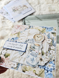 Kartka urodzinowa w wiejskim stylu - nie licz lat - licz powody do śmiechu!