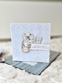 Kartka urodzinowa w wiejskim stylu 