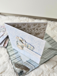 Kartka urodzinowa w wiejskim stylu 