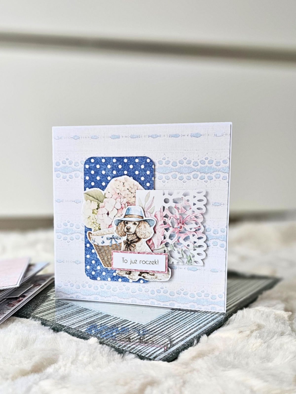 Kartka urodzinowa  na roczek