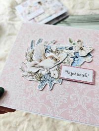 Kartka urodzinowa  na roczek dla dziewczynki