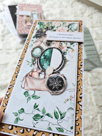 Kartka urodzinowa na osiemnastkę dla dziewczyny - panterka