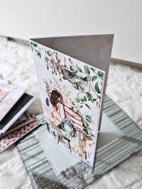 Kartka urodzinowa -pełna elegancji, dla szefowej