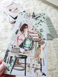 Kartka urodzinowa -pełna elegancji, dla szefowej