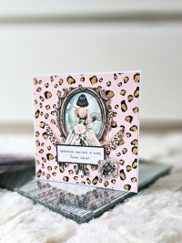 Kartka urodzinowa  dla kobiety - lusterko