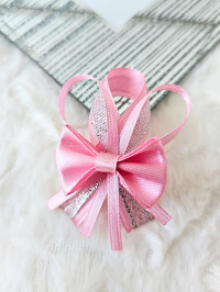 Przypinki dla gości weselnych + wrzosowy róż srebrne