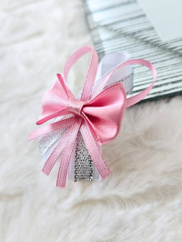 Przypinki dla gości weselnych + wrzosowy róż srebrne