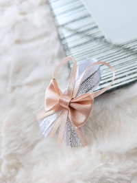 100 szt-Przypinki dla gości weselnych + beż